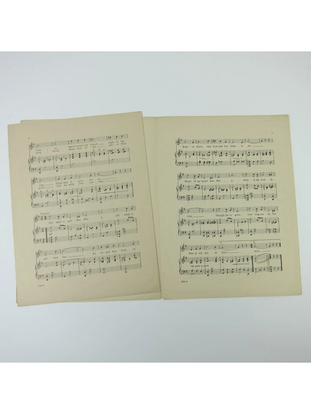 Oh! What A Pal Was Mary Sheet Music Try This On Your Piano Bye-Lo Antique 1919